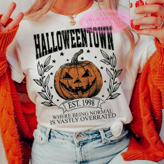 Halloweentown 1998 T-shirt, Halloween Shirt, Halloween Shirt, Retro Halloween Shirt, Halloween Pumpkin TH030611