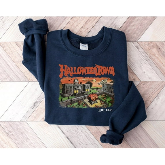 Halloweentown Est 1998 Sweatshirt, Halloweentown University, Retro Halloweentown Sweatshirt, Fall Sweatshirt, Halloween Sweatshirt