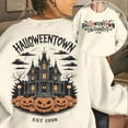 thumbnail image 1 of Halloweentown University Sweatshirt, Halloweentown Est 1998 Sweatshirt, Haunted House Halloween Sweatshirt, Halloween Pumpkin Sweatshirt, Vintage Halloween Sweatshirt., 1 of 5