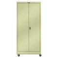 thumbnail image 1 of Hallowell 415S24M-PT 400 Series Mobile Solid Storage Cabinet, 36W in. x 24D in. x 72H in. , 729 Parchment, Single Tier, Double Solid Door, 1-Wide, Knock-down, 1 of 1