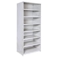 thumbnail image 1 of Hallowell 4523-12PL-AM MedSafe Antimicrobial Hi-Tech Shelving 36 in. W x 12 in. D x 87 in. H 711 Platinum 8 Adjustable Shelves, 1 of 1