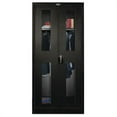 thumbnail image 1 of Hallowell 845W18EV-ME 800 Series Stationary Wardrobe Cabinet, 48 in. W x 18 in. D x 78 in. H, 708 Midnight Ebony, Single Tier, Double Ventilated Door, 1-Wide, Knock-down, 1 of 1