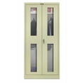 thumbnail image 1 of Hallowell 845W18SV-PT 800 Series Stationary Wardrobe Cabinet, 48 in. W x 18 in. D x 78 in. H, 729 Parchment, Single Tier, Double Safety-View Door, 1-Wide, Knock-down, 1 of 1