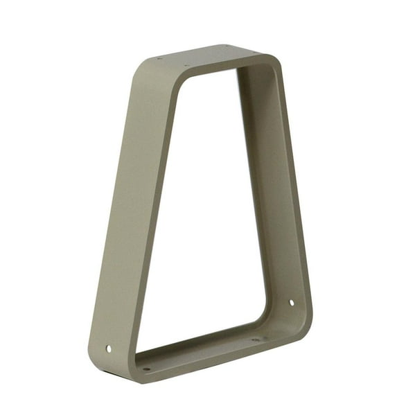 Hallowell Aluminum Moveable Bench Pedestal 3"W x 13.75"D x 16.75"H 729 Tan