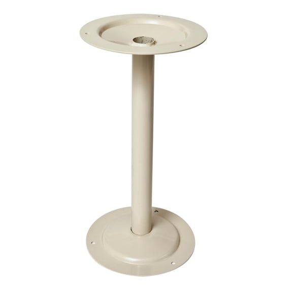 Hallowell Heavy Duty Steel Bench Pedestal 8"W x 8"D x 15.875"H 729 Tan