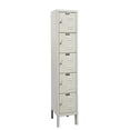 thumbnail image 1 of Hallowell Bx Lckr,5x1Lckr,Tan,66"x12"x15",Assm U1256-5A-PT, 1 of 1