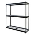 thumbnail image 1 of Hallowell DRHC603084-3S-W-ME Rivetwell, Double Rivet Boltless Shelving with Center Support 60 in. W x 30 in. D x 84 in. H 708 Midnight Ebony 3 Levels, 1 of 1