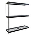thumbnail image 1 of Hallowell DRHC723684-3A-W-ME Rivetwell, Double Rivet Boltless Shelving with Center Support 72 in. W x 36 in. D x 84 in. H 708 Midnight Ebony 3 Levels, 1 of 1
