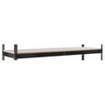 thumbnail image 1 of Hallowell DRHCPL9618ME Rivetwell, Double Rivet Boltless Shelving with Center Support 96 in. W x 18 in. D 708 Midnight Ebony 1 Level Includes Particle Board Decking, 1 of 1
