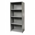 thumbnail image 1 of Hallowell F4520-12HG Hallowell Hi-Tech Free Standing Shelving 36 in. W x 12 in. D x 87 in. H 725 Hallowell Gray 5 Adjustable Shelves Stand Alone Unit Closed Style, 1 of 1