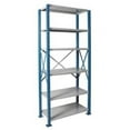 thumbnail image 1 of Hallowell H7711-1810PB Hallowell H-Post High Capacity Shelving 48 inch W x 18 inch D x 123 inch H 707 Marine Blue Posts and, 1 of 1