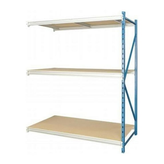 Hallowell HBR482487-3A-P-PB 48 W x 24 D x 87 H in. Bulk Storage Rack - Steel