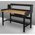 thumbnail image 1 of Hallowell HWB7230S-ME Hallowell Workbench, 72 in. W x 30 in. D x 34 in. H, 708 Midnight Ebony,, 1 of 1