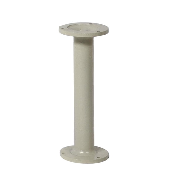 Hallowell Extra Heavy-Duty Cast Iron Bench Pedestal 6"W x 6"D x 16.75"H 729 Tan