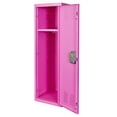 thumbnail image 1 of Hallowell Kid Locker, 1133 Bubble Gum (pink), Single Tier, 1-Wide, Knock-Down, 1 of 2