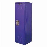 Wardrobe Locker, 15 in W, 15 in D, 48 in H, 1 Tier, 1 Wide, Purple HKL151548-1PR
