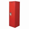 thumbnail image 1 of Wardrobe Locker, 15 in W, 15 in D, 48 in H, (1) Tier, (1) Wide, Red, 1 of 1