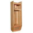 thumbnail image 1 of Hallowell RL242484-1SB Hallowell Recruiter All-Wood Sport Locker, 24 in. W x 24 in. D x 84 in. H, Natural Red Oak with Clear Finish, Open Front, 1-Wide, Assembled, 1 of 1