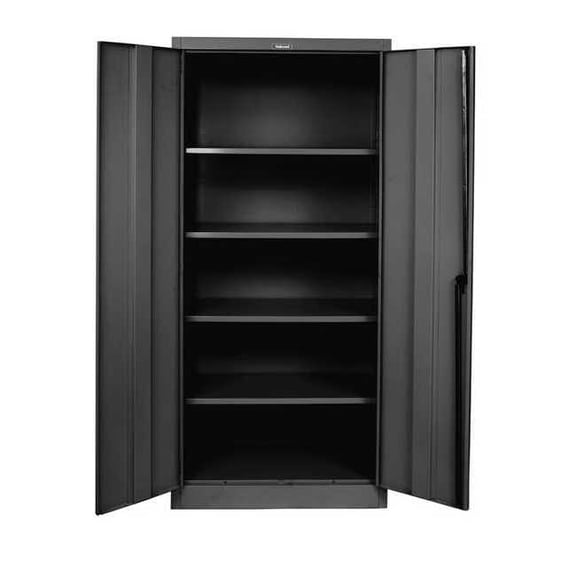 Hallowell Storage Cabinet,78"x36"x18",Black,4Shlv 815S18A-ME