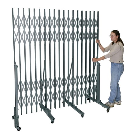 Hallowell Superior Portable Gate For corridor widths 7'-0" - 12'-0" 736 Sport Silver