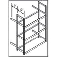 thumbnail image 1 of Hallowell TSS6021144-5A Rivetwell, Single Row, Tire Storage Shelving 60 in. W x 21 in. D x 144 in. H 729 Parchment 5 Levels, 1 of 1