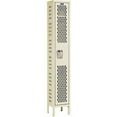 thumbnail image 1 of Hallowell U1228-1HV-A-PT Hallowell Heavy-Duty Ventilated - HDV - Locker, 12 in. W x 12 in. D x 78 in. H, 729 Parchment, Single Tier, 1-Wide, Assembled, 1 of 1