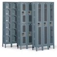 thumbnail image 1 of Hallowell U1588-1HV-A-PT Hallowell Heavy-Duty Ventilated - HDV - Locker, 15 in. W x 18 in. D x 78 in. H, 729 Parchment, Single Tier, 1-Wide, Assembled, 1 of 1