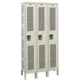thumbnail image 1 of Hallowell U3228-1HDV-PT Hallowell Heavy-Duty Ventilated - HDV - Locker, 36 in. W x 12 in. D x 78 in. H, 729 Parchment, Single Tier, 3-Wide, Knock-Down, 1 of 1