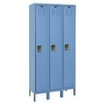 thumbnail image 1 of Hallowell U3288-1A-MB Hallowell Premium Locker, 36 in. W x 18 in. D x 78 in. H, 707 Marine Blue, Single Tier, 3-Wide, Assembled, 1 of 1