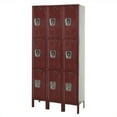 thumbnail image 1 of Hallowell U3288-3PT Hallowell Premium Locker, 36 in. W x 18 in. D x 78 in. H, 729 Parchment, Triple Tier, 3-Wide, Knock-Down, 1 of 1