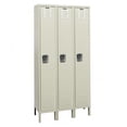 thumbnail image 1 of Hallowell U3548-1PT Hallowell Premium Locker, 45 in. W x 24 in. D x 78 in. H, 729 Parchment, Single Tier, 3-Wide, Knock-Down, 1 of 1