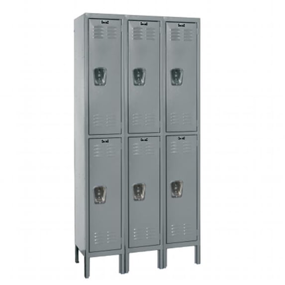 Hallowell U3588-2A-HG Hallowell Premium Locker, 45 in. W x 18 in. D x 78 in. H,