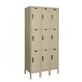 thumbnail image 1 of Hallowell UEL3228-3A-PT Hallowell DigiTech Electronic Locker, 36 in. W x 12 in. D x 78 in. H, 729 Parchment, Triple Tier, 3-Wide, Assembled, 1 of 1