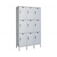 thumbnail image 1 of Hallowell UELBP3818-3A-PL 54 W x 21 D x 78 H in. Laptop & Backpack Locker - Platinum, 1 of 1