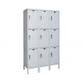 thumbnail image 1 of Hallowell UELBP3888-3A-PL 54 W x 18 D x 78 H in. Laptop & Backpack Locker - Platinum, 1 of 1