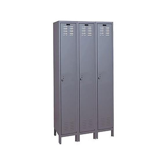 Hallowell UH3258-1A-HG Hallowell Value Max Locker, 36 in. W x 15 in. D x 78 in. H,