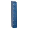 thumbnail image 1 of Hallowell URB1288-6ASB-MB Hallowell ReadyBuilt II Locker, 12 in. W x 18 in. D x 78 in. H, 707 Marine Blue, 6-Tier, 1-Wide, Assembled, 1 of 1