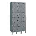thumbnail image 1 of Hallowell URB3228-6A-HG Hallowell ReadyBuilt Locker, 36 in. W x 12 in. D x 78 in. H,, 1 of 1