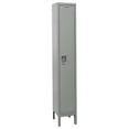 thumbnail image 1 of Hallowell UY1258-1PT Hallowell Maintenance-Free Quiet - MFQ - Locker, 12 in. W x 15 in. D x 78 in. H, 729 Parchment, Single Tier, 1-Wide, Knock-Down, 1 of 1