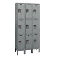 thumbnail image 1 of Hallowell UY3288-3HG Hallowell Maintenance-Free Quiet - MFQ - Locker, 36 in. W x 18 in. D x 78 in. H,, 1 of 1