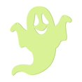 thumbnail image 1 of RXMEKW Halloween Party Decorations Two-Size Halloween Ghost Pendants: Double-Sided Luminous Decor, 1 of 4