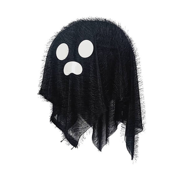 Hallowi DIY Halloween Decorations Outdoor, Black Hanging Ghosts, Flying Ghost Family Decor, Floating Gauze Ghost for Tree, Porch Halloween Decorations