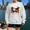 thumbnail image 1 of Hallowieners Dachshund Halloween Funny Dog Costume Sweatshirt, up to Size 5XL, 1 of 2