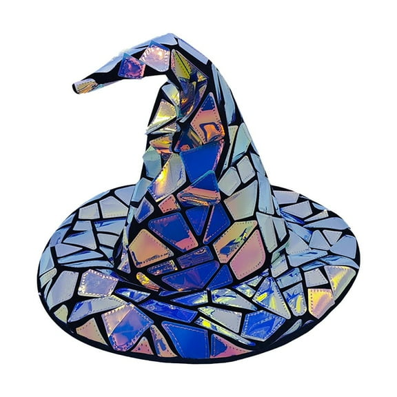 Hallown Witch Hat - Hallown Disco Mirror Witch For Party Hat H9H4
