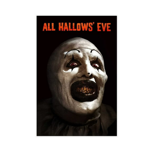 All Hallows Eve Horror Classic Movie Poster Amusement Park Haunted House Personality Decoration Canvas Poster Bedroom Decor Sports Landscape Office Room Decor Gift