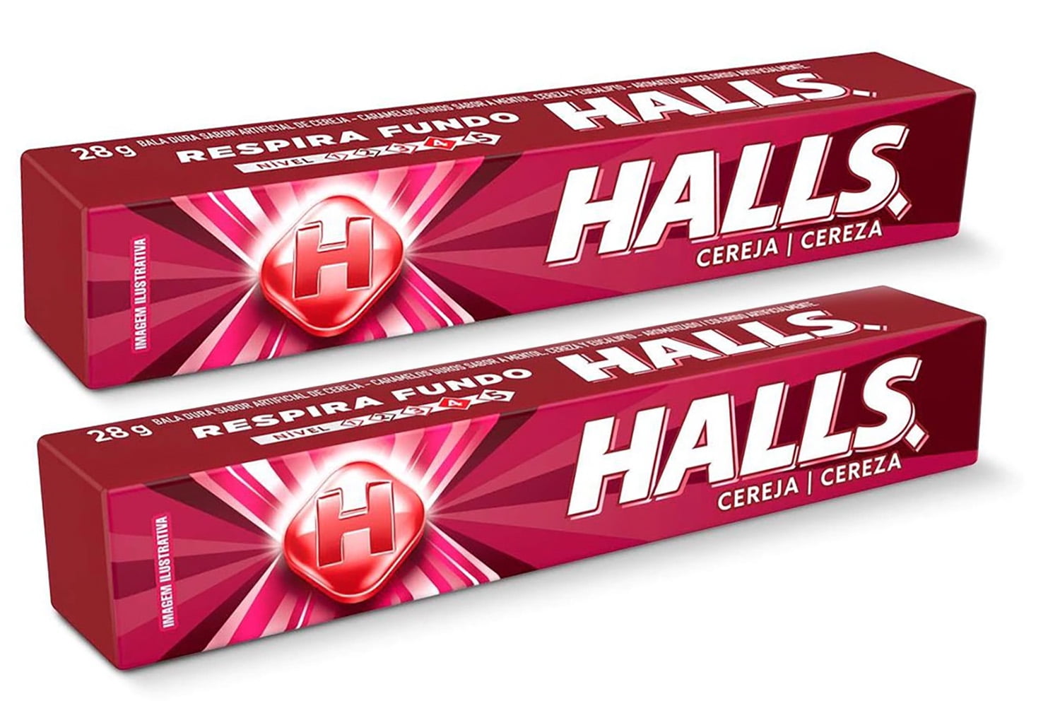 CANDIES HALLS CHERRY 4 PCS FROM GREECE HOLLS CHERRY