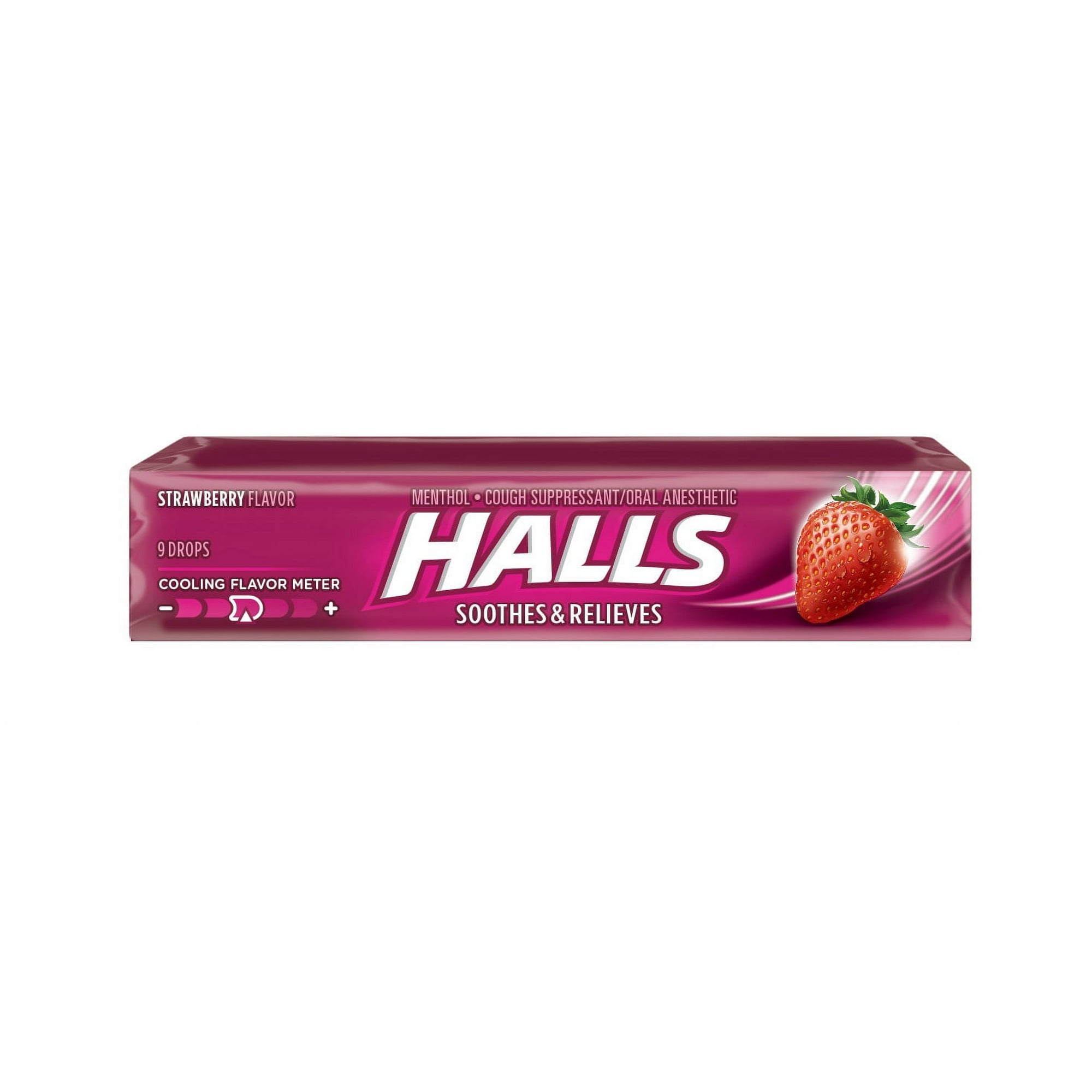 sore throat drops halls