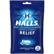 Halls Drops, Menthol-Lyptus 30 Count, Pack of 3