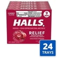 thumbnail image 1 of Halls Mentho Lyptus Cough Drops Cherry 20-9 Drop Sticks, (24 Count), 1 of 3