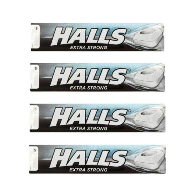 Halls Menthol Extra Strong, 35 g (Pack of 4) - Walmart.com